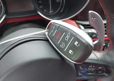 2021 Alfa Romeo Giulia Ti Sport Awd from USA, damaged, VIN ZARFANBN0M7645487